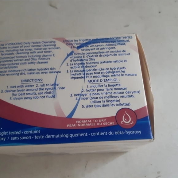 Discontinue olay Dayly Faciale Hydrating Cleansing Clothes Gently Cleanses... - Picture 8 of 10